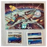 Collection of Postage Stamps from Yugoslavia dating back to early 1900