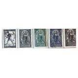 Collection of Postage Stamps from Yugoslavia dating back to early 1900