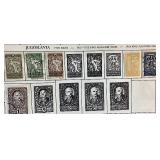 Collection of Postage Stamps from Yugoslavia dating back to early 1900