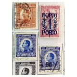 Collection of Postage Stamps from Yugoslavia dating back to early 1900