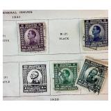 Collection of Postage Stamps from Yugoslavia dating back to early 1900
