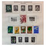 Collection of Postage Stamps from Yugoslavia dating back to early 1900