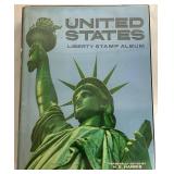 United States Liberty Stamp Album with stamps dating back to 1851