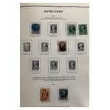 United States Liberty Stamp Album with stamps dating back to 1851