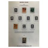 United States Liberty Stamp Album with stamps dating back to 1851