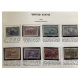 United States Liberty Stamp Album with stamps dating back to 1851