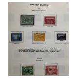 United States Liberty Stamp Album with stamps dating back to 1851