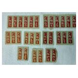 United States World War II Ration Books & Stamps, Basic Mileage Ration Stamps, Fuel Oil Ration Paperwork