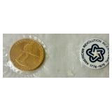 American Coin Sets with 1974 US Proof Sets, 1975 Bicentennial Commemorative Medal & Stamps Set, 1974 Bicentennial first Day Cover Sets, and American Revolution Bicentennial Commeroratvie Meadl and Fir