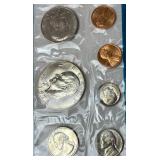 American Coin Sets with 1974 US Proof Sets, 1975 Bicentennial Commemorative Medal & Stamps Set, 1974 Bicentennial first Day Cover Sets, and American Revolution Bicentennial Commeroratvie Meadl and Fir