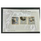 One Cent Benamin Franklin Postage Stamps Ultramarine Color 1870