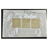 One Cent Benamin Franklin Postage Stamps Ultramarine Color 1870