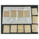 One Cent Benamin Franklin Postage Stamps Ultramarine Color 1870