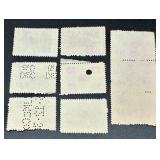 Collection of State Stamps from New York for Stock Transfers Tax, Stock Transfer, Department of Labor Inspection Stamp for Bedding, Custom House fees