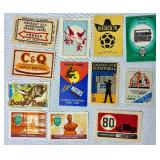 Vintage Matchbox Labels from USSR and UK Lot 2