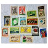 Vintage Matchbox Labels from USSR and UK Lot 2