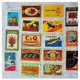 Vintage Matchbox Labels from USSR and UK Lot 4