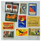 Vintage Matchbox Labels from USSR and UK Lot 1