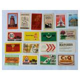 Vintage Matchbox Labels from USSR and UK Lot 6