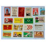 Vintage Matchbox Labels from USSR and UK Lot 6