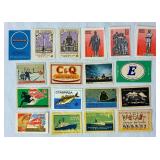 Vintage Matchbox Labels from USSR and UK Lot 6