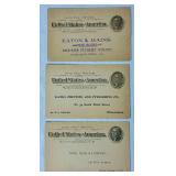 United States Prepaid Envelopes and Postcards from early 1900