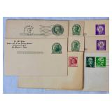 United States Prepaid Envelopes and Postcards from early 1900