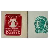 United States Prepaid Envelopes and Postcards from early 1900