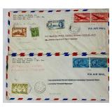United States Covers, Air Mail and Postcards dating back to 1930