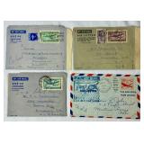 United States Covers, Air Mail and Postcards dating back to 1930