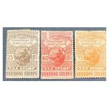 Collection of State Stamps from Pennsylvania, Indiana, Florida, California, Utah, Massachusetts