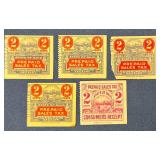 State of Ohio Prepaid Sales Tax Consumers Receipt, Vendor Receipt, Beer Tax, Wine and Mixed Beverage Tax and Cosmetic Tax