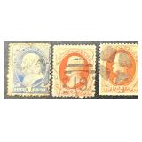 Series of Postage Stamps featuring Portraits of Historical Figures -19th Century