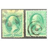 Series of Postage Stamps featuring Portraits of Historical Figures -19th Century