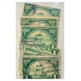 1924 300th Anniversary of Huguenot-Walloon Settlement Postage Stamps