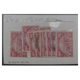 1924 300th Anniversary of Huguenot-Walloon Settlement Postage Stamps