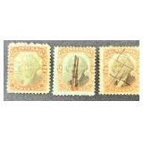 Two Cent United States Internal Revenue Stamp featuring George Washington 1871