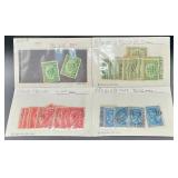 1920 Pilgrim Tercentenary Series Postage Stamps  - 300th Anniversary of the Pilgrims