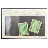 1920 Pilgrim Tercentenary Series Postage Stamps  - 300th Anniversary of the Pilgrims