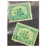 1920 Pilgrim Tercentenary Series Postage Stamps  - 300th Anniversary of the Pilgrims