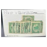 1920 Pilgrim Tercentenary Series Postage Stamps  - 300th Anniversary of the Pilgrims