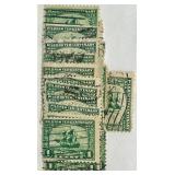 1920 Pilgrim Tercentenary Series Postage Stamps  - 300th Anniversary of the Pilgrims