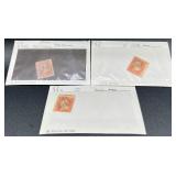 1861, 1860 and 1868 George Washington United States Postage Stamps