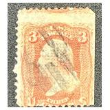 1861, 1860 and 1868 George Washington United States Postage Stamps