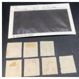 1932 Washington Bicentennial Postage Stamp Series - Set of 12 stamps