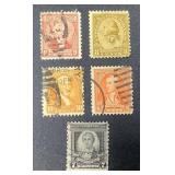 1932 Washington Bicentennial Postage Stamp Series - Set of 12 stamps