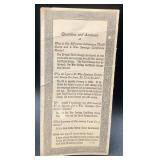 United States Government World War I Thrift Card and Stamps