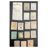US Internal Revenue Stamps dating back to the 1860