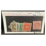 United States Telegraph Stamps from Western Union, Northern Mutual, American Rapid Telegraph Co., Pacific Mutual and Postal Telegraph Cable Company