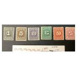 United States Telegraph Stamps from Western Union, Northern Mutual, American Rapid Telegraph Co., Pacific Mutual and Postal Telegraph Cable Company